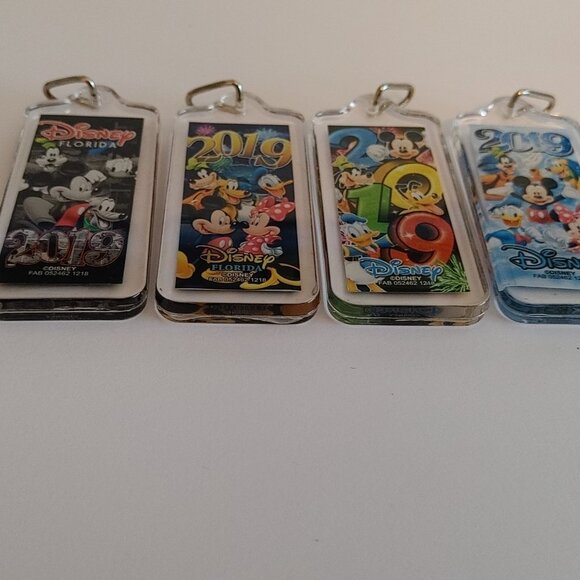 Lot of Disney Key Chains 2019 Lot of 4 - Picture 2 of 4